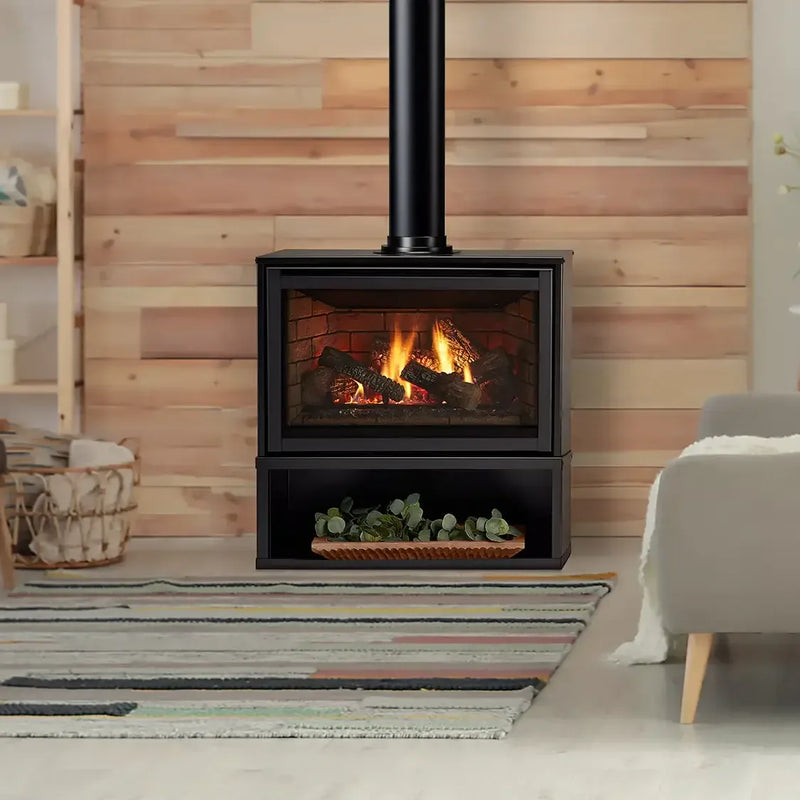 Majestic Trilliant Freestanding 30" Direct Vent Gas Fireplace - Includes Touchscreen Remote - Patioscape Outdoors