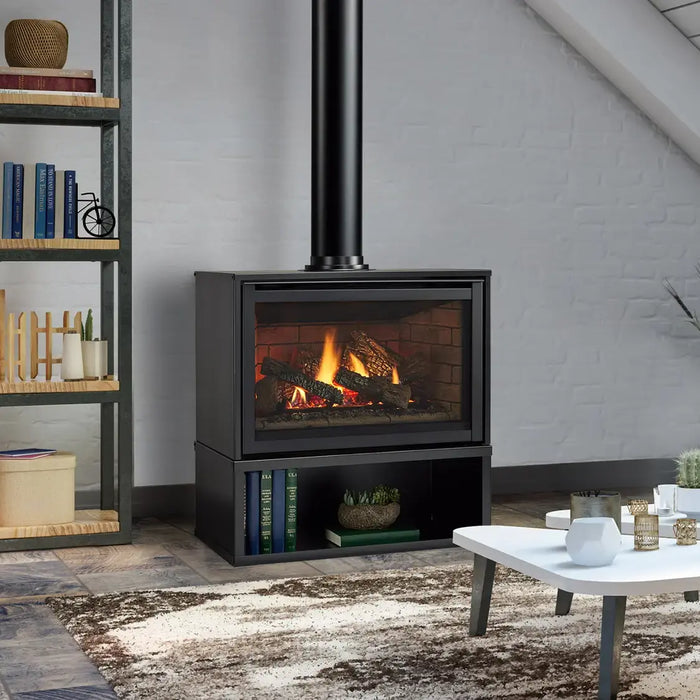 Majestic Trilliant Freestanding 30" Direct Vent Gas Fireplace - Includes Touchscreen Remote