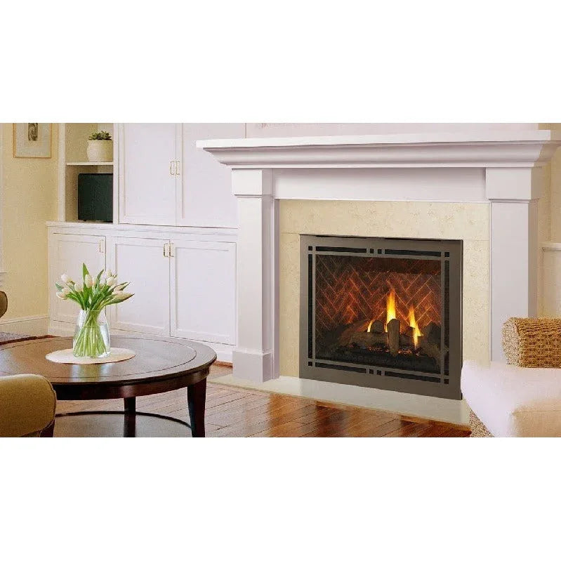 Majestic Meridian Platinum 36" Direct Vent Gas Fireplace - Includes Touchscreen Remote - Patioscape Outdoors