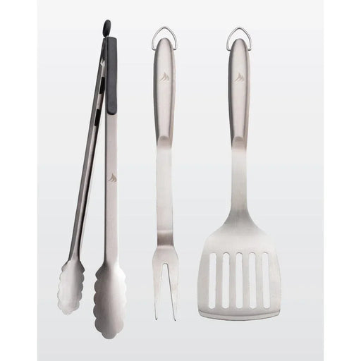 Memphis BBQ Utensil Set 3-Piece – Includes Spatula, Fork & Tongs - Patioscape Outdoors