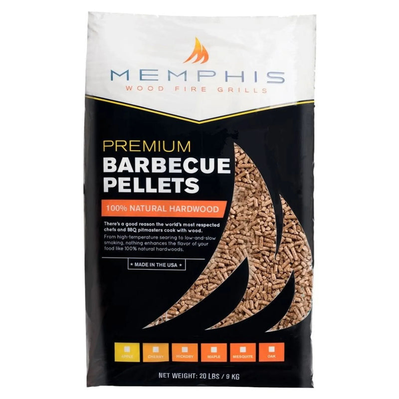 Memphis 60 lb. Cherry Wood Pellets – All-Natural Fruity Smoke for Beef, Pork & Poultry - Patioscape Outdoors