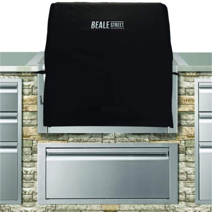 Memphis Black Polyester Cover for Beale Street Built-In Pellet Grill – Weather-Resistant Fit