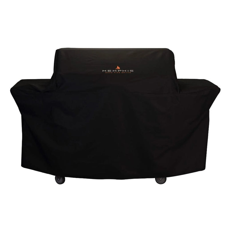 Memphis Black Grill Cover for Elite Cart ITC2 Pellet Grill – Water-Resistant Polyester - Patioscape Outdoors