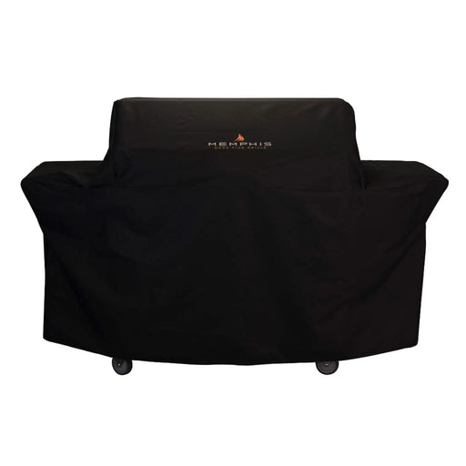 Memphis Black Grill Cover for Elite Cart ITC2 Pellet Grill – Water-Resistant Polyester - Patioscape Outdoors