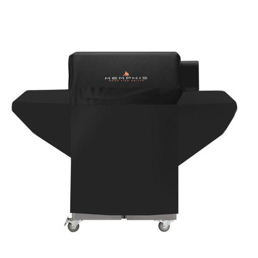Memphis Black Polyester Grill Cover for Pro Cart ITC3 Pellet Grill - Water-Resistant - Patioscape Outdoors