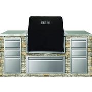 Memphis Black Premium Grill Cover for Beale Street Built-In Pellet Grill – Water-Resistant Polyester - Patioscape Outdoors