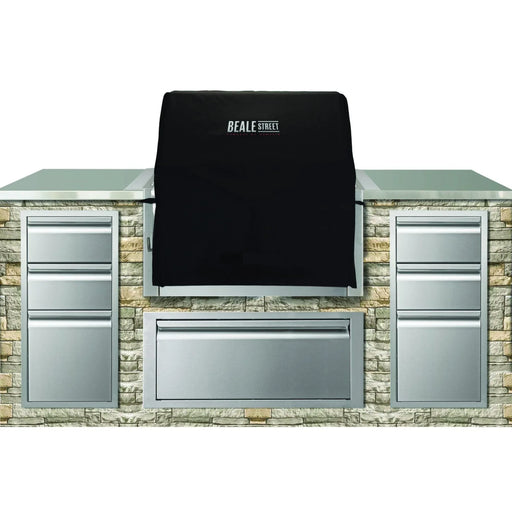 Memphis Black Premium Grill Cover for Beale Street Built-In Pellet Grill – Water-Resistant Polyester - Patioscape Outdoors