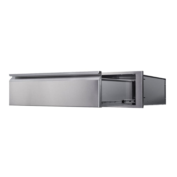 Memphis Elite 42" Stainless Steel Lower Drawer – Soft Close Single Access