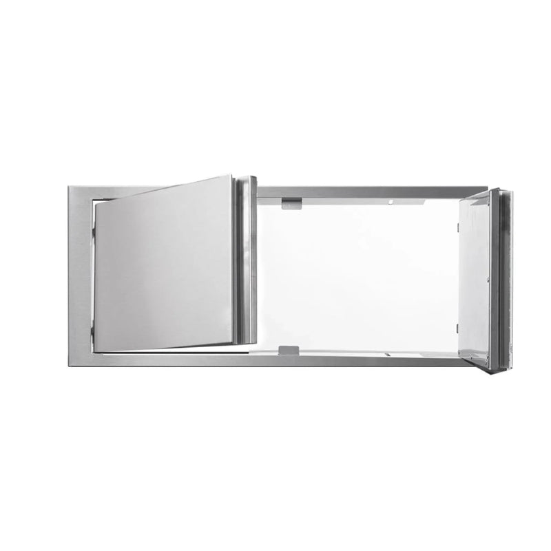 Memphis Pro 30" Double Access Lower Door – Stainless Steel Handle-Free Design - Patioscape Outdoors