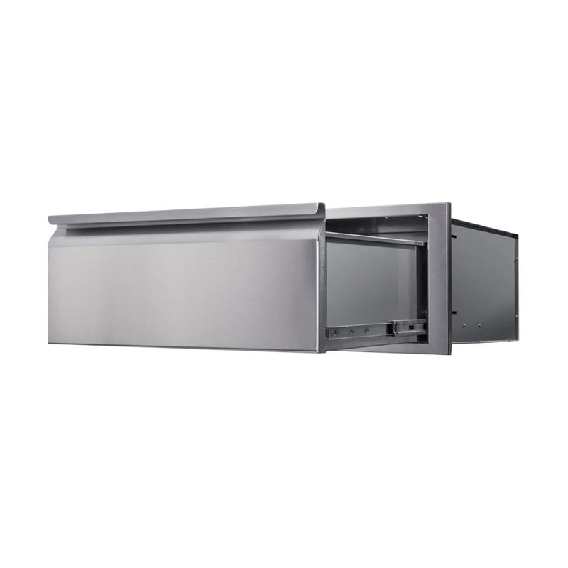 Memphis Pro 30" Stainless Steel Lower Drawer – Single Access with Self-Close Design - Patioscape Outdoors