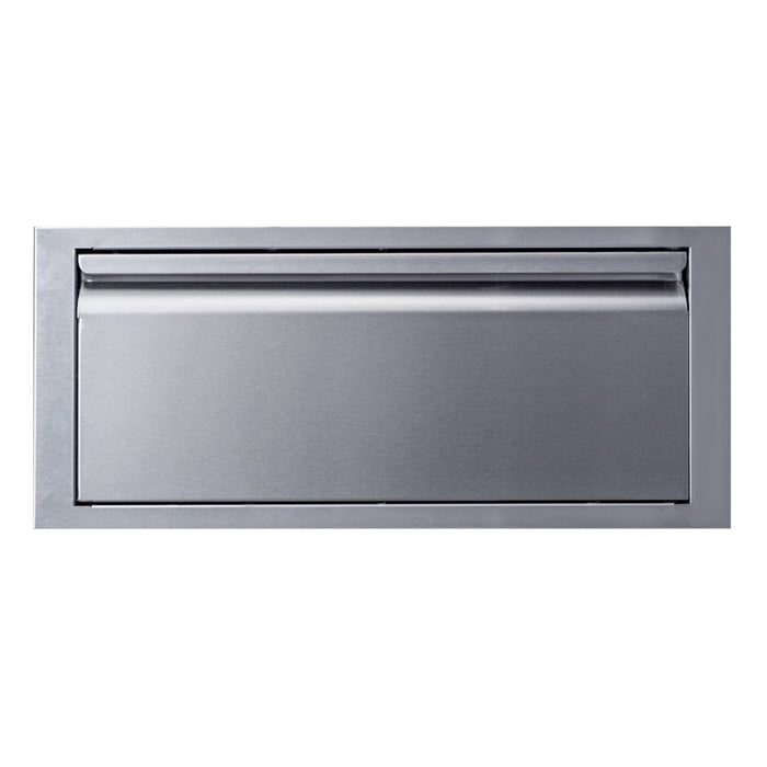 Memphis Pro 30" Stainless Steel Lower Drawer – Single Access with Self-Close Design