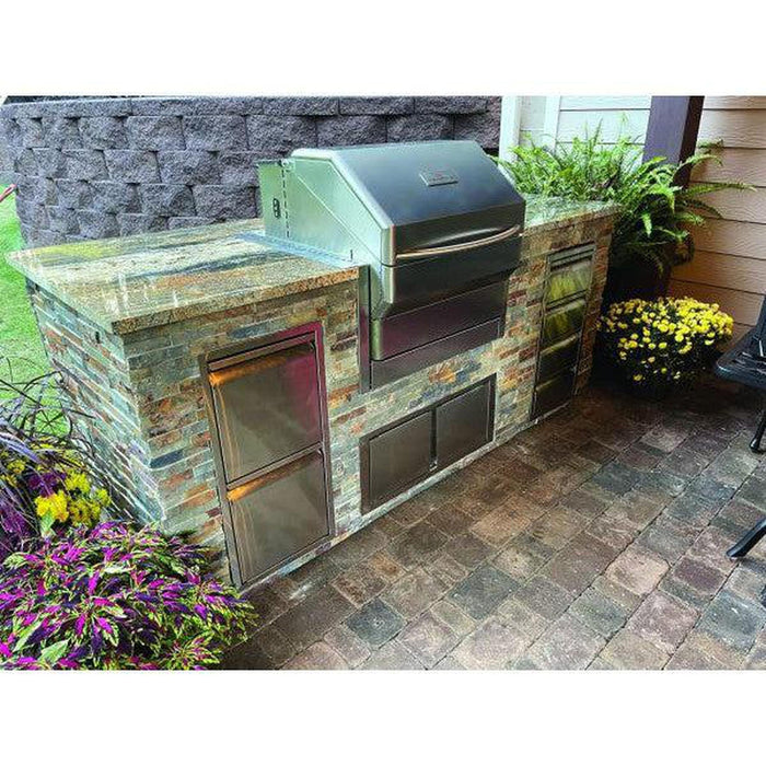 Memphis Pro ITC3 28" Built-In Pellet Grill – Wi-Fi Enabled with Direct Flame & IntelliBurn Technology