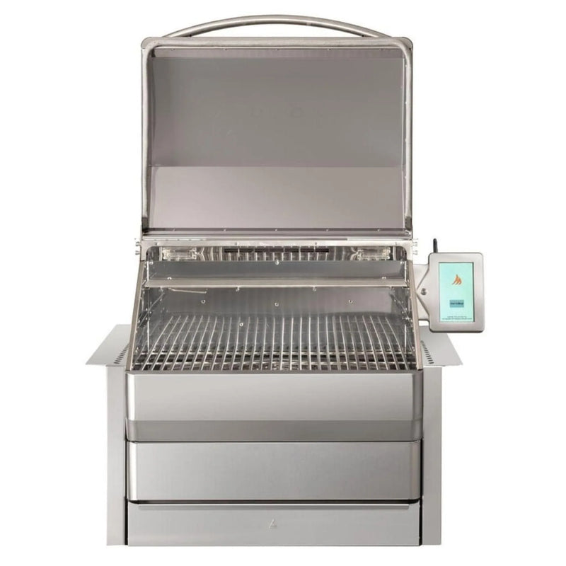 Memphis Pro ITC3 28" Built-In Pellet Grill – Wi-Fi Enabled with Direct Flame & IntelliBurn Technology - Patioscape Outdoors