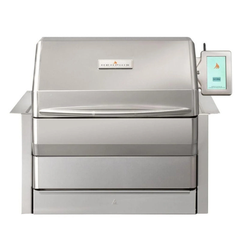 Memphis Pro ITC3 28" Built-In Pellet Grill – Wi-Fi Enabled with Direct Flame & IntelliBurn Technology - Patioscape Outdoors