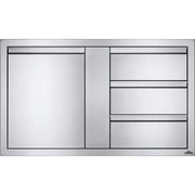 Napoleon BI-4224-1D3DR - 42" x 24" Large Single Door & Triple Drawer Combo - Patioscape Outdoors