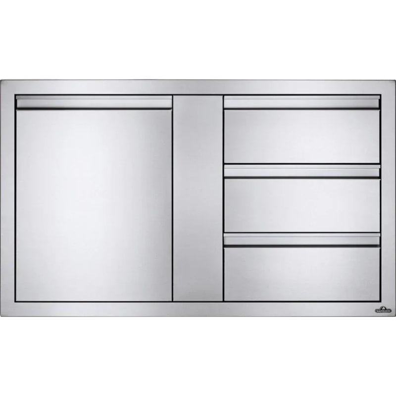 Napoleon BI-4224-1D3DR - 42" x 24" Large Single Door & Triple Drawer Combo - Patioscape Outdoors