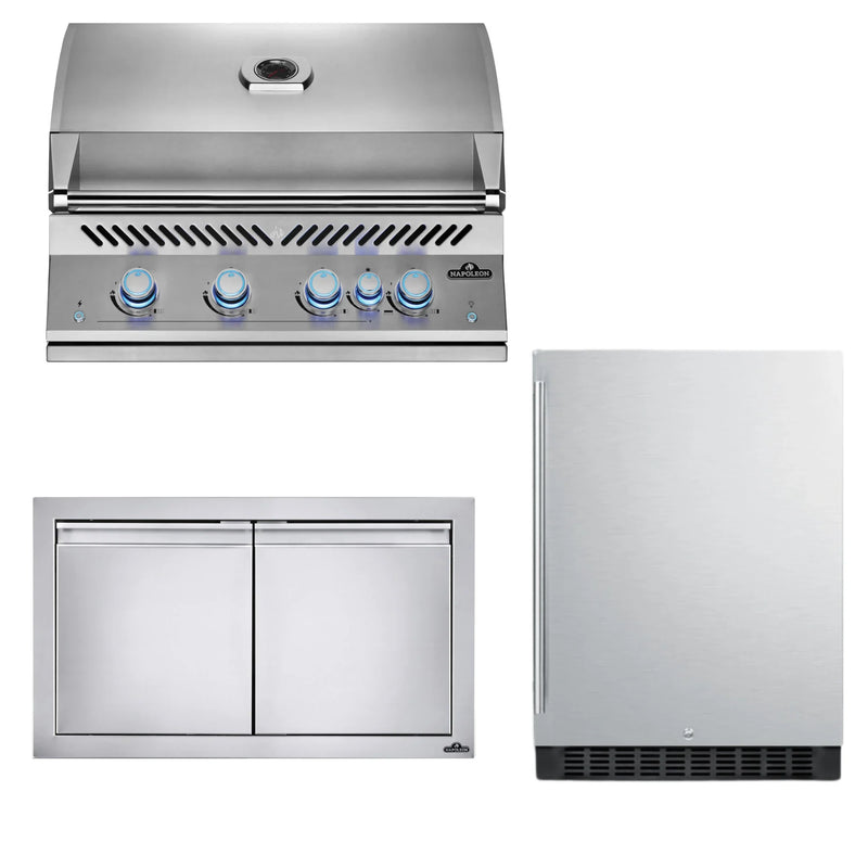 Napoleon Built-in 32-Inch Gas Grill Outdoor Kitchen Package 3