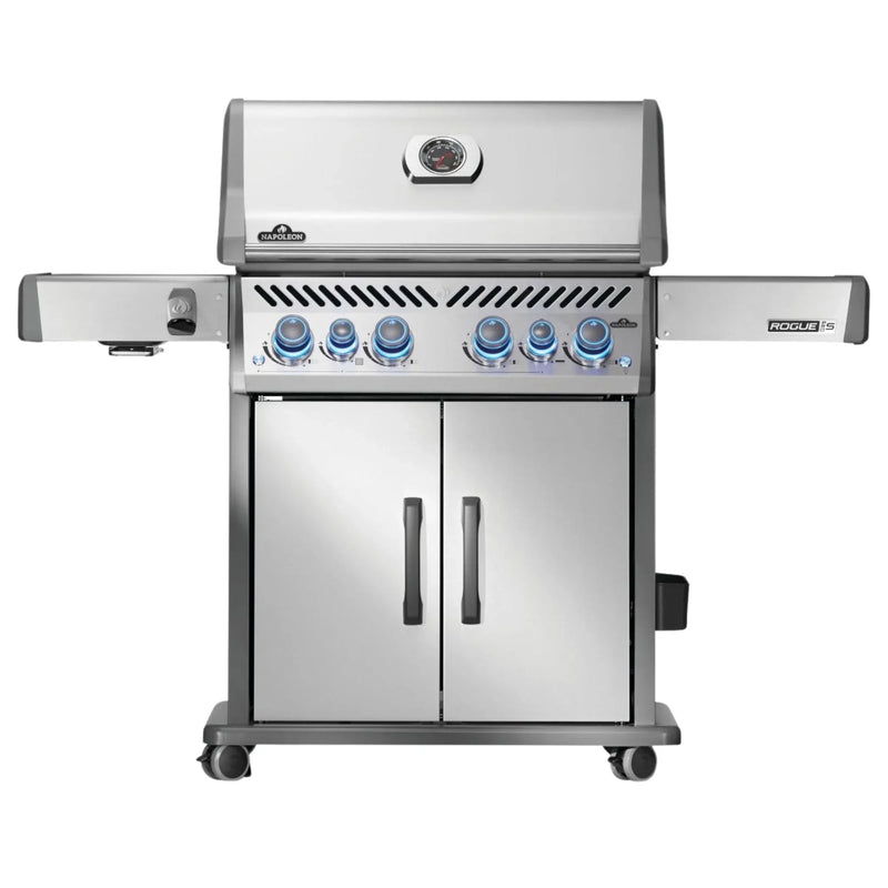 Napoleon Rogue PRO-S 525 RSIB Freestanding Gas Grill w/ Infrared Side and Rear Burner - Patioscape Outdoors