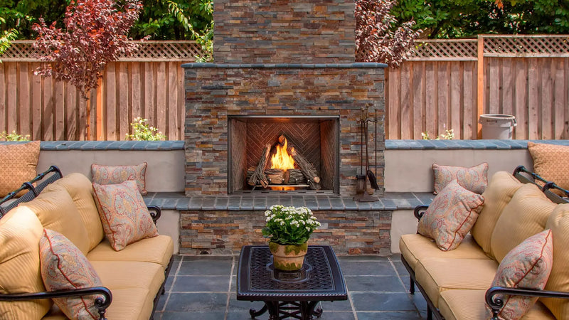 Majestic Courtyard 36" Outdoor Gas Fireplace - Patioscape Outdoors