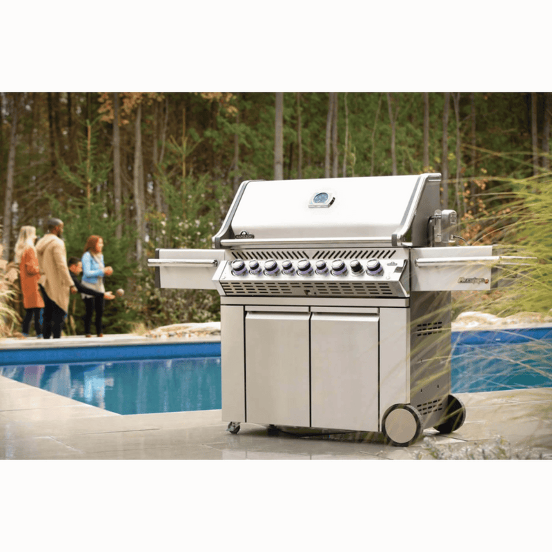 Napoleon Prestige PRO™ 665 RSIB Freestanding Gas Grill with Infrared side and Rear Burner