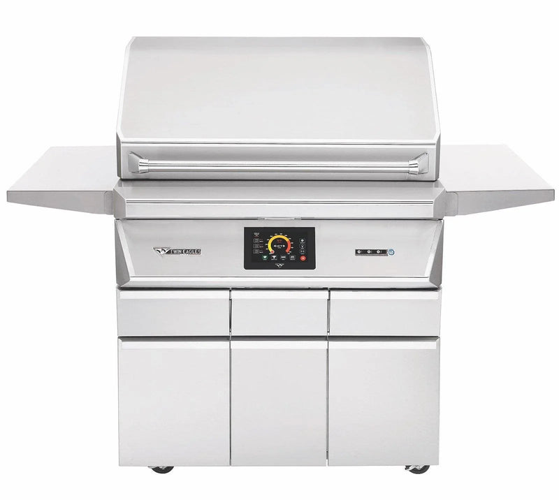 Twin Eagles 36" Freestanding Wood Fired Pellet Grill and Smoker - Patioscape Outdoors