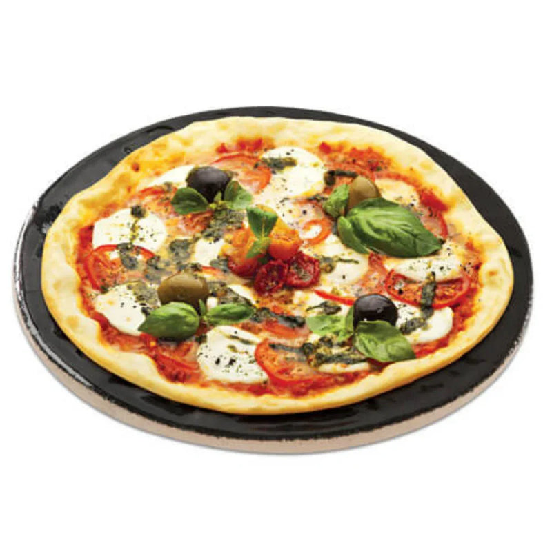 Primo Glazed Ceramic 15-Inch Pizza & Baking Stone - Patioscape Outdoors