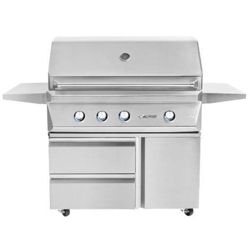 Twin Eagles 42" Grill Base w/ Storage Drawers, Single Door