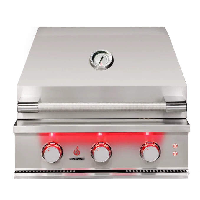 TrueFlame 25-Inch 3-Burner Built-In Gas Grill