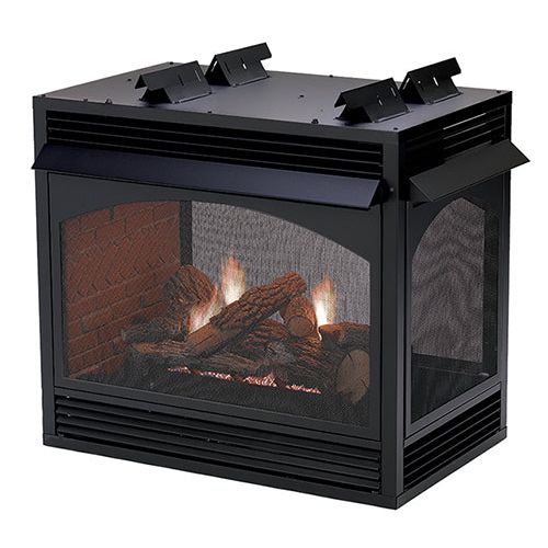 Empire Vail 36" Multi-Sided Vent-Free Fireplace - See-Through