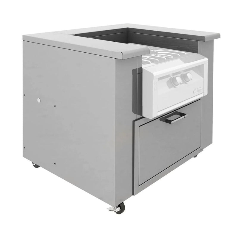 Alfresco All Stainless Counter w/ Storage for Versa Power Cooker - Patioscape Outdoors