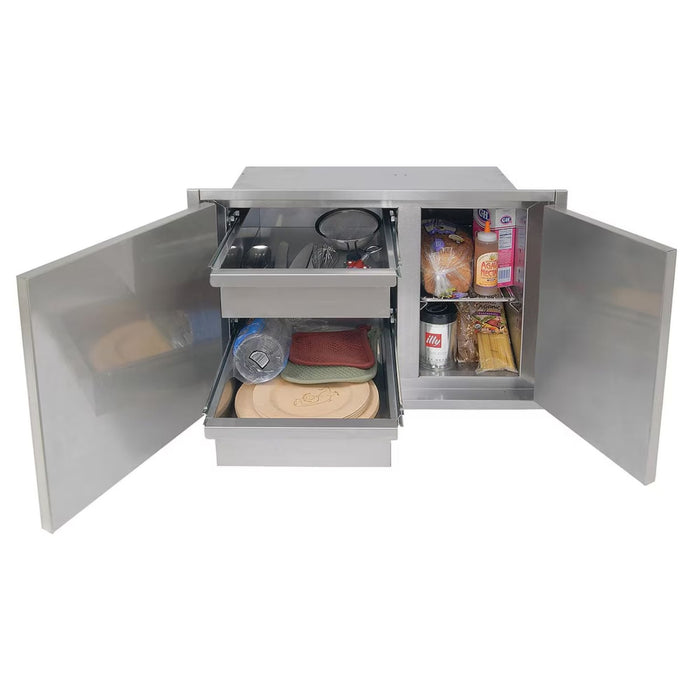Alfresco 42 X 21-Inch Low Profile Sealed Dry Storage Pantry