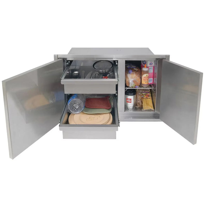 Alfresco 30 X 21-Inch Low Profile Sealed Dry Storage Pantry - Patioscape Outdoors