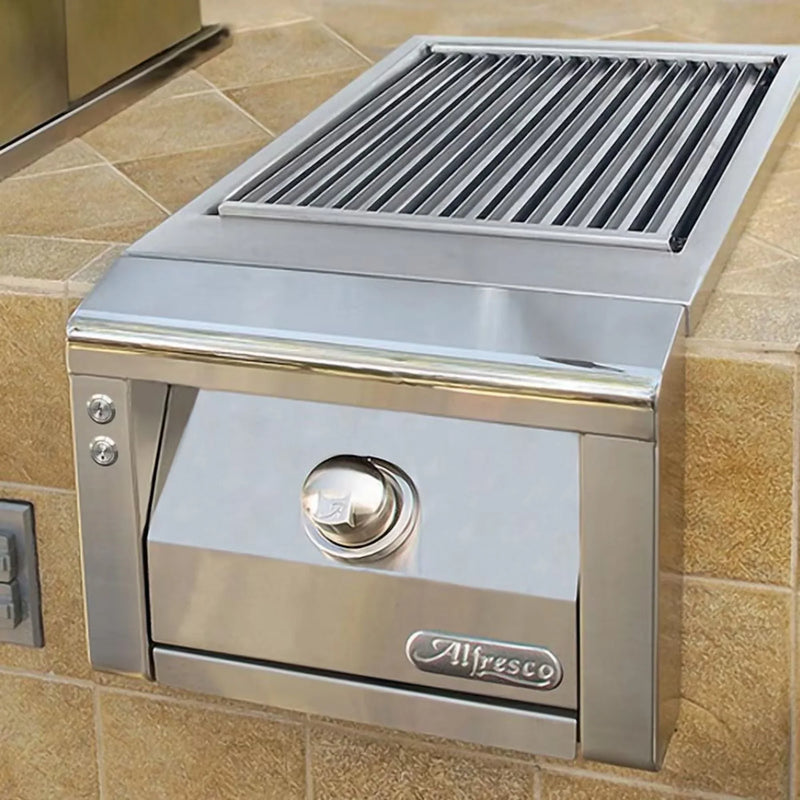Alfresco Built-In Gas Sear Zone Side Burner - Patioscape Outdoors