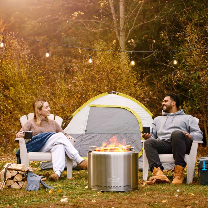 Napoleon Timberwolf 22-Inch Stainless Steel Smokeless Fire Pit