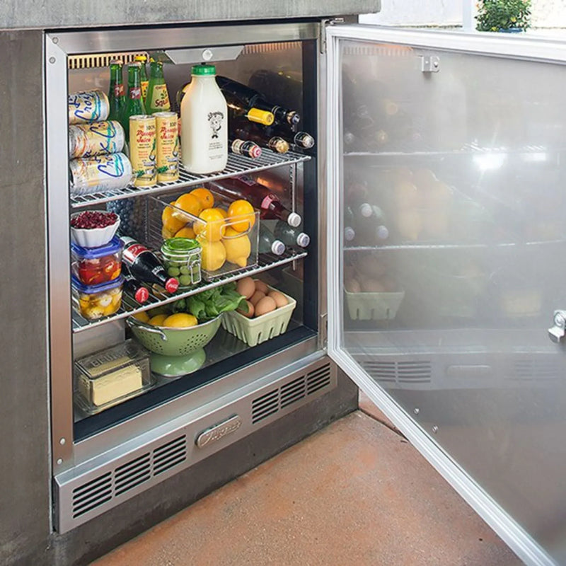 Alfresco 28-Inch 7.2 Cu. Ft. Outdoor Rated Compact Refrigerator & Kegerator - Patioscape Outdoors