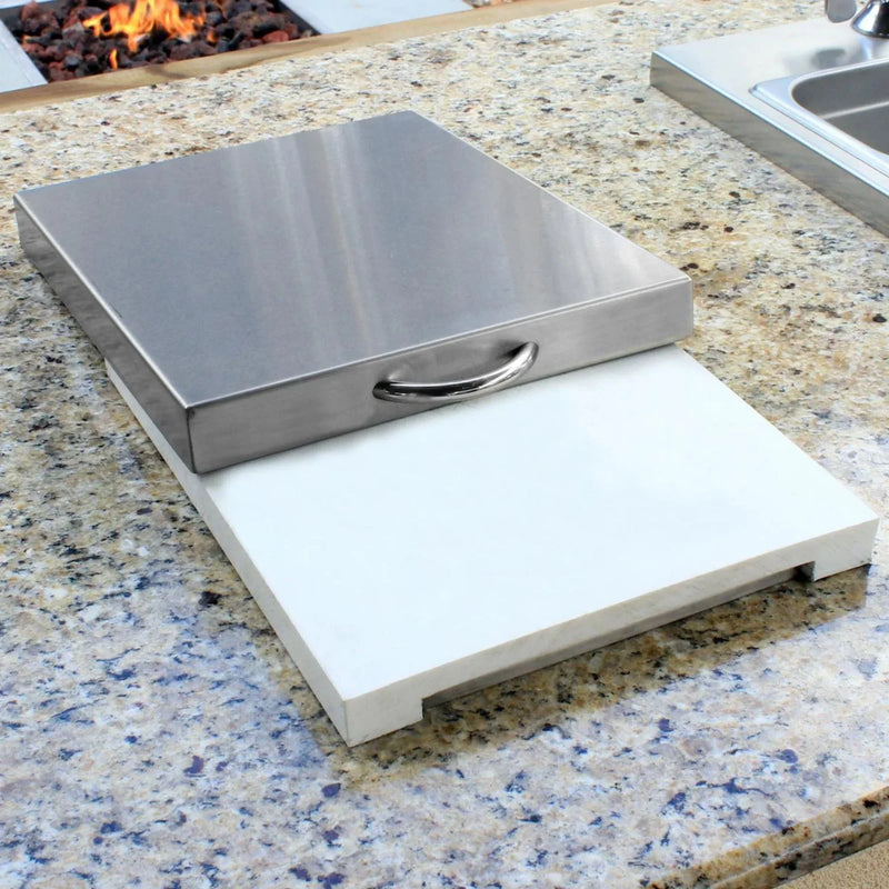 Alfresco Built-In Prep And Waste Station Chute - Patioscape Outdoors