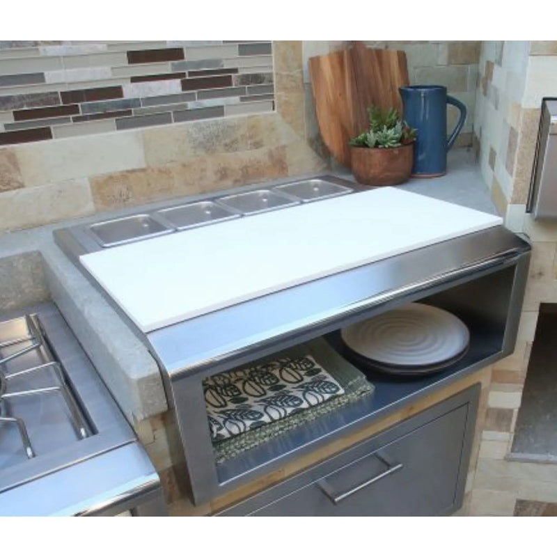 Alfresco 30-Inch Pizza Prep & Garnish Rail - Patioscape Outdoors