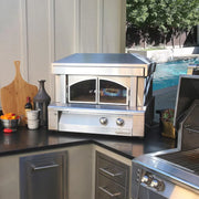 Alfresco 30-Inch Countertop Outdoor Gas Pizza Oven - Patioscape Outdoors
