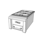 Alfresco 14-Inch Built-In Food Warmer and Steam Table - Patioscape Outdoors