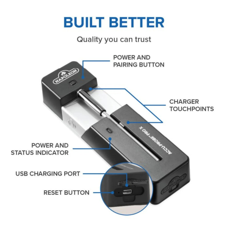 Napoleon ACCU-PROBE™ PRO X Wireless Bluetooth® Smart Thermometer