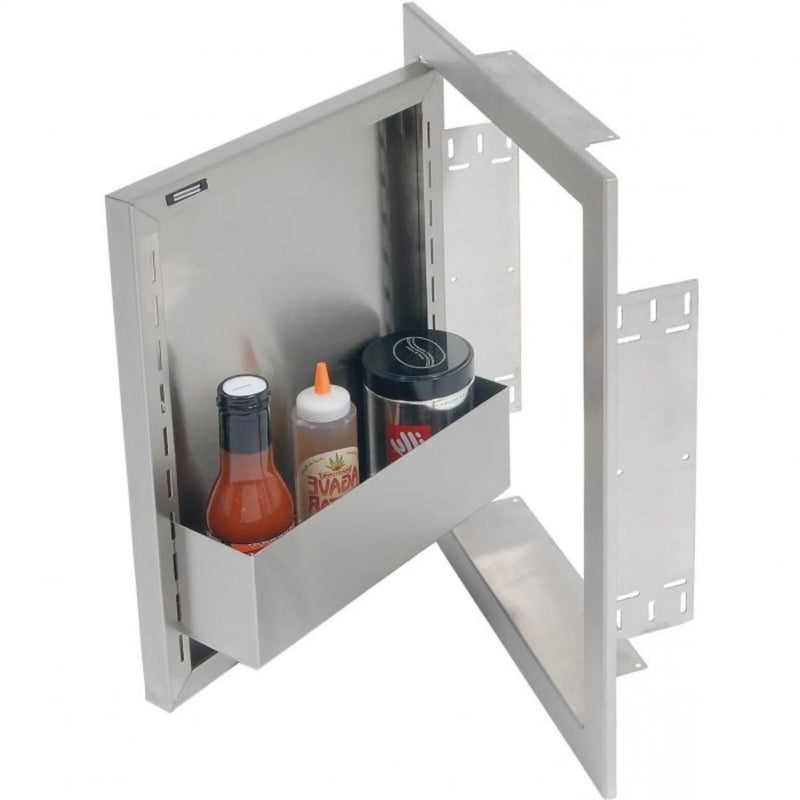 Alfresco Accessory Door Bin for 17-Inch Door/Drawer Combo & Door/Towel Holder Combo - Patioscape Outdoors