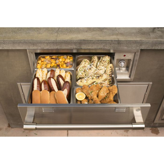 Alfresco 30-Inch Built-In Electric Warming Drawer