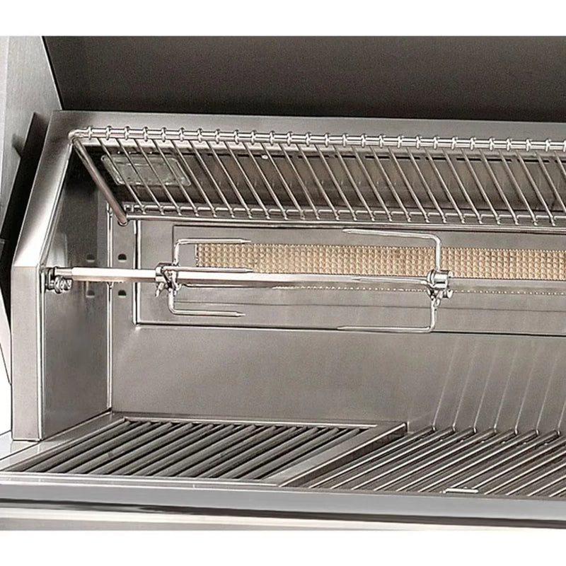 Alfresco 42" Blue Lilac Built-In Gas Grill with Sear Zone, Rotisserie & Signature Smoker System - Patioscape Outdoors