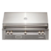 Alfresco 42" Signal Gray Built-In Gas Grill with Rotisserie, Smoker & EZ-Lift Hood - Patioscape Outdoors