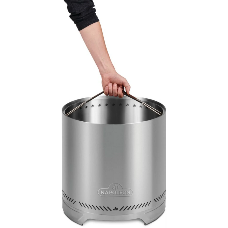 Napoleon Timberwolf 22-Inch Stainless Steel Smokeless Fire Pit