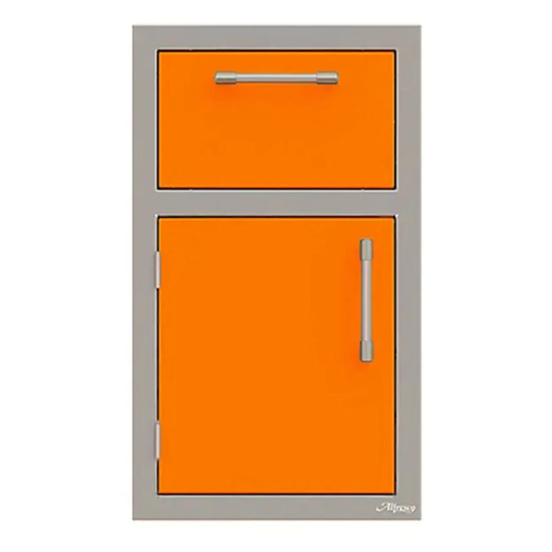 Alfresco 17-Inch Stainless Steel Left-Hinged Door & Paper Towel Holder Combo - Patioscape Outdoors