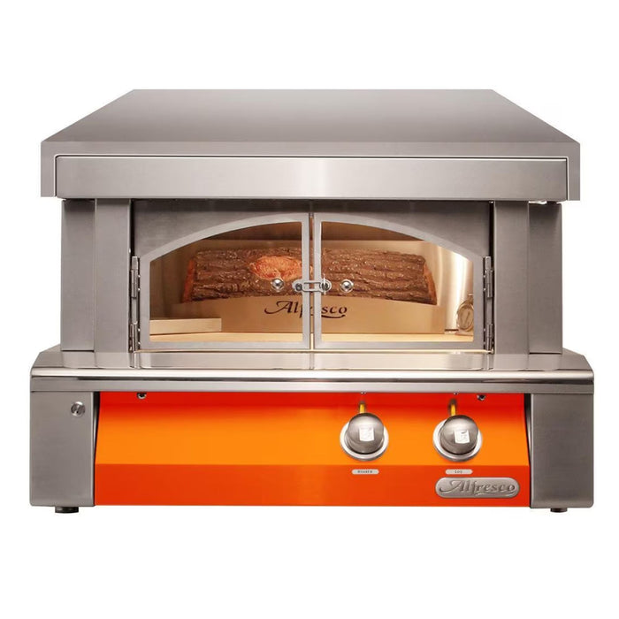Alfresco 30-Inch Built-In Outdoor Gas Pizza Oven