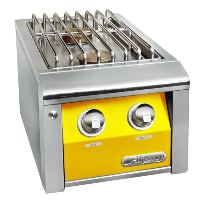 Alfresco Built-In Gas Double Side Burner - Patioscape Outdoors