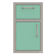 Alfresco 17-Inch Stainless Steel Left-Hinged Soft-Close Door & Drawer Combo - Patioscape Outdoors