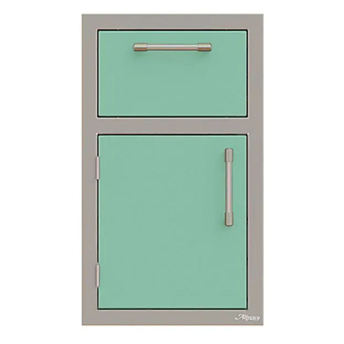 Alfresco 17-Inch Stainless Steel Left-Hinged Soft-Close Door & Drawer Combo